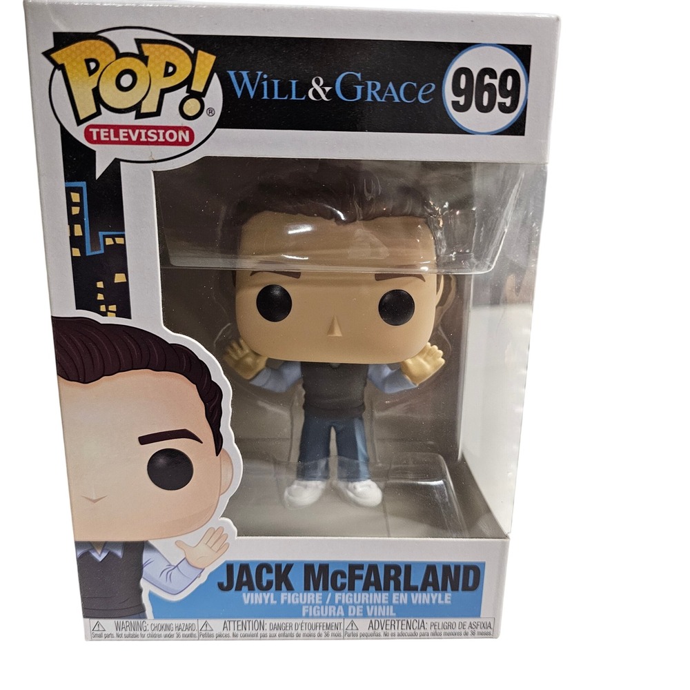Funko Pop Television Will & Grace Jack McFarland 969 Vinyl Figure 2020 Release‎
